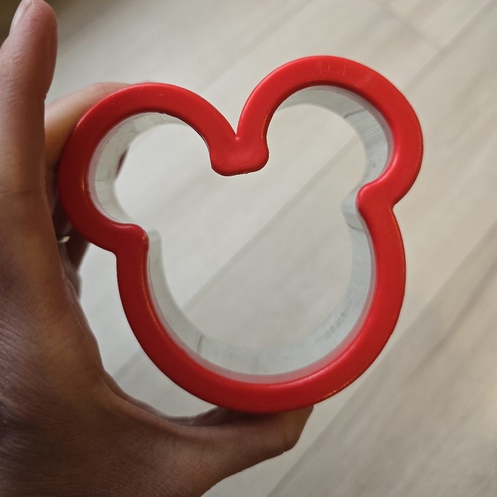 Red Mickey Mouse Cookie Cutter